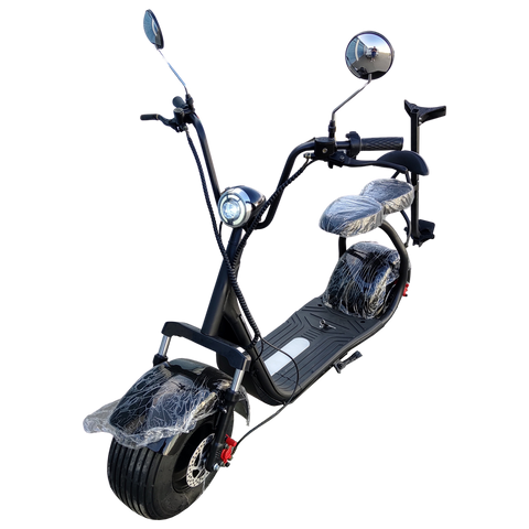 2000W X1 Golf Course Hardtail Electric Scooter | Front Suspension | 60V/12ah Li-Ion Battery