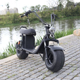 2000W Fat Tire Softail Electric Scooter X9 | Front & Rear Suspension | 60V/20ah Li-Ion Battery-Electric City Rides
