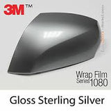 3M 1080 Gloss Sterling Silver Fender Wrap-Electric City Rides